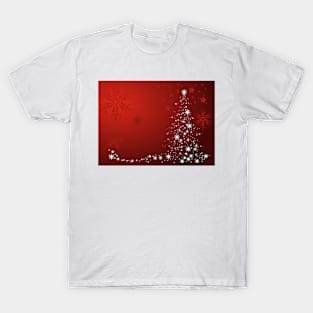 Red Christmas pattern T-Shirt